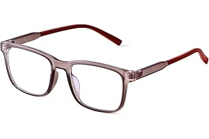 ADEWU ADE WU Occhiali Rettangolari con Filtro per Luce Blu Montatura per Occhiali Anti-Luce Blu TR90 Montatura per Occhiali Anti-Fatica per Ragazze e Ragazzi