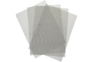 HXAIYOUU 4Pcs 304 Stainless Steel Wire Mesh Sheets 20 Mesh A4 Size Mouse Rodent Insect Mesh for Window Door Airbricks Vent Filter 210 X 300mm