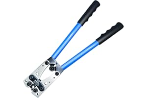 CCLIFE Crimpadora Terminales Electricos Alicates 6-50 mm² (AWG 10-0)
