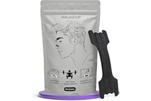 MAGASHOP® Tiras Nasales Deportivas PREMIUM Antirronquidos, 30 Piezas, Color Negro, Material Transpirable, Mejora la Respiración y la Calidad del Sueño