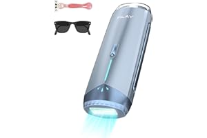 MLAY IPL Hair Removal Device with Ice Cooling & Unlimited Flashes, Painless At-Home Laser Hair Removal Device for Face Bikini Leg Armpit, 0.5 Sec/Flash, 2 Flash Modes, IPL Hair Removal for Women & Men