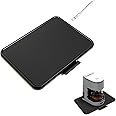JUJOK Appliance Sliding Tray - Extra Large Wide Rolling Tray 40.6 cm x 30.5 cm Under Cabinet Storage Organizer For Airfryer, Coffee Maker, Instant Pot, Stand Mixer - Complete with Cleaning Brush