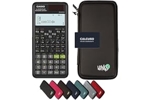 KIDSNADO Casio fx-991ES Plus 2nd Edition inkl. WYNGS Schutztasche Schwarz - Wissenschaftlicher Taschenrechner - Basic Set
