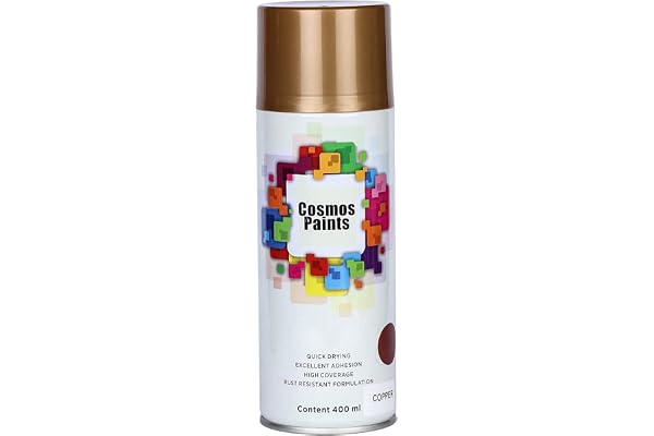 Cosmos Paints Copper Spray Paint 400Ml,Brown