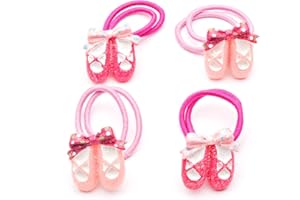 Katz Dancewear 4 Pack Of Girls Ballet Shoes Elastic Hair Bobbles Bands Gifts HA-05
