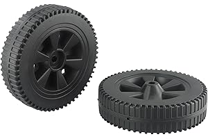 COOKIBLEND 2pcs 7" Grill Wheel Replacement Part for Charbroil Gas Grill for BBQ Parties, Outer Diameter 170mm, Height 40mm, Hole Diameter 8-10mm(170MM)