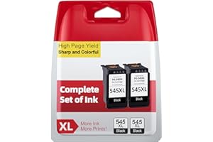 IKONK 545 Black Ink Cartridge XL, PG-545 Black XL Replacement for Canon 545 Black Ink Cartridges, Printer Ink 545 XL for Pixma TS3300 TR4500 TS3450 MG2550s TS3150 MX495 MX490 TR4550 TR4551 TS3100