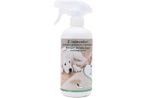 M' MA PETS Linea 101 Spray Elimina Cattivi Odori Animali Domestici - per Interno ed Esterno - Deodorante Igienizzante Profumato 500ml – Anti-Odore Rimuove Macchie Urina Gatti da Tessuti Superfici - Made in Italy