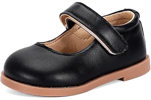 MASOCIO Scarpa Mary Jane Bambina Eleganti Scarpe Primi Passi Bimba Scarpe da Festa Sera Scuola Antiscivolo 21-30 EU