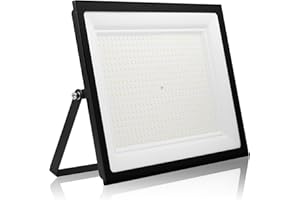 Hondony 500W Focos Led Exterior 6500K IP66 Impermeable Proyector Led Exterior, Blanco Floodlight para Casa, Garaje, Patio, Terraza, Campo (500W, 6500K)