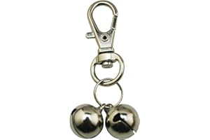 Silver Knight Loud Bells for Dog Cat Goat Pig Pet Collar Keyring Keychain Handbags Suitcase Keys