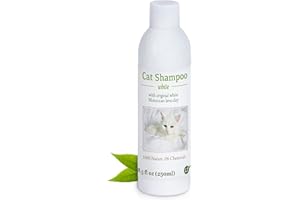 LT-Naturprodukte Champú para gatos White | Bio | Cuidado suave para pelaje blanco sin productos químicos ni jabón | contra picor | Hipoalergénico | con lavaerda blanca original | 250 ml