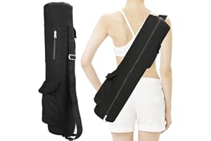 Nizirioo Yogatasche mit Nassfach und Flaschentasche multifunktionale Gym-Tasche, verstellbarer Schultergurt, Aufbewahrungstaschen für Yogamatten & -Zubehör, Sporttasche Damen