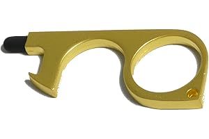 CARDEA SOLUTIONS Cardea Contactless Door Opener Tool for Opening Doors Without Hands Key Pads in Public Places - Gold