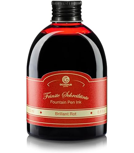 Octopus Fluids Lindgrün - schrijfinkt met converter, vulpeninkt, groen 30 ml