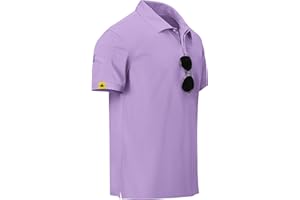 TARAINYA Polo Homme éTé Manches Courtes Golf Polo Shirts LéGer SéChage Rapide Respirant Regular Fit