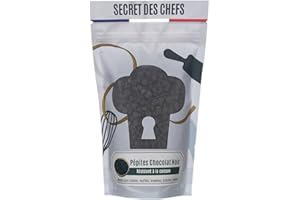 Secret des Chefs – Pépites Chocolat Noir 700g – Qualité Professionnelle – Pour Cookies, Muffins, Brownies, Brioches, Glaces, Pâtisseries