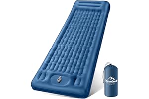 Tonfarb Esterilla Camping Autoinflable Con Almohada, Colchón de Aire Hinchable Portátil y Plegable, Almohadilla Para Dormir de Acampada Para Exteriores, Senderismo