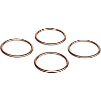 DIN Set: 4 x Krümmerdichtung 28 x 34 Kupfer - Simson S50, S51, KR51 Schwalbe, SR50, u.a.