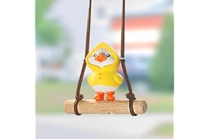 KATSLYN Swinging Duck Car Hanging Ornaments, Pendant Car Interior Rearview Mirror Accessories, Suspension Accessories Car And Home Decor Gifts For Men Women