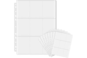 SUPBIKY Sammelkarten Album 1800 Pockets,Sammelkarten Hüllen Sammelkartenzubehör,100-Seiten Doppelseitig 9-Pocket,Transparent Karten Folien Sammelalbum Spiel Photocard Binder