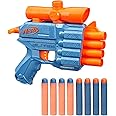 Nerf Elite 2.0 Prospect QS-4 Blaster, 8 Official Elite Darts, 4-Dart Blasting, Nonremovable Targeting Scope, Multicolor