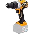 JCB 18V Brushless Cordless Combi Drill, Bare Unit, Variable Speed, Torque Control & LED Light, Belt Clip, 20 + 3 Position & 13 mm Keyless Chuck - 3 Year Warranty