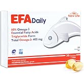 New Life Efa Daily 30 Balık Yağı Kaps&uuml;l&uuml; - 402mg Omega3-221mg EPA - 147mg DHA