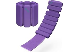 ‎SPORTNEER Sportneer Tragbare Gewichtsmanschetten – 2er-Set (Jeweils 0,5 kg & 1 kg) für Damen und Herren, Knöchelgewicht Set für Yoga, Tanz, Aerobic