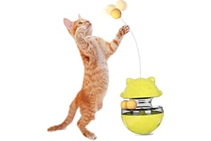 Amyzavls Giocattolo interattivo per gatti auto-occupazione, palline per gatti 3 in 1, giocattolo intelligente, giocattolo automatico per gatti con giocattolo