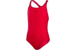Speedo Girls Eco Endurance+ Medalist baddräkt | Klorresistens | återvunnet tyg | Bekväm passform