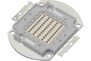 CHANZON Puce Led Haute Puissance 50W Infrarouge (IR 850nm/Entrée 1500mA/DC 14V-16V/50 Watt) Composants de Diode Émetteur de Lumière SMD COB Vision Nocturne Perles de pour Éclairage DIY/Caméras CCTV