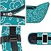 ECOSUSI 100% Cotton Cute Design Hip Seat Baby Carrier Front and Back Carrier with Waist Stool Sapphire