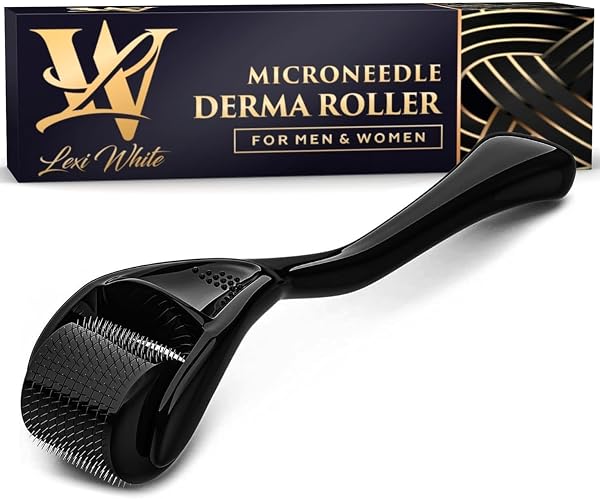 Dermaroller 0,5mm, Bartroller Microneedling für Haare, Derma Roller Haare Bart und Haut, für Männer und Frauen - 1