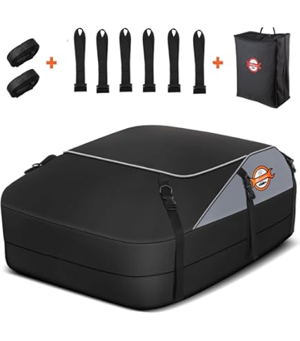 Box Da Tetto Auto 600L Impermeabile - Borsa Portapacchi Pieghevole Con Gancio E Cinghie - Adatta Per Auto, SUV E Camion - Foto 6