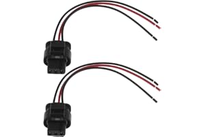 OTOTEC 2 cables de repuesto para sensor PDC de 3 pines 3C0973203 1452669 compatible con VW compatible con Audi 3 pines PDC sensor de aparcamiento conector de cable