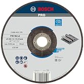 Bosch Professional Accessories Bombeli Metal Kesme Diski, Gri, 230 mm, 1 Adet