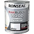 Ronseal RSLKBPU25L Knot Block Primer and Undercoat, White, 2.5 Litre