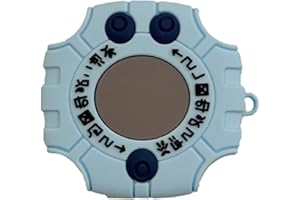 eglixu Kompatybilne z Samsung Galaxy Buds2 pro/Buds Live/Buds pro/Buds 2 etui ładujące, śliczne kreskówkowe Digimon Monster Digivice silikonowe etui na słuchawki z haczykiem