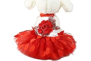 YEKEYI Frühlings- und Sommer-Prinzessinnenkleid für Kaninchen, Hund, Katze, niedliches Häschen-Dekor, Tutu-Kleid, Rock, Haustierkostüme