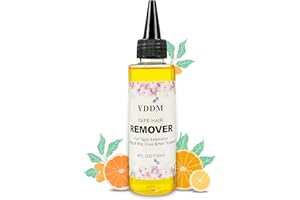 YDDM Removedor de cinta para cinta en extensiones de cabello 4FL.oz (118ml), removedor de pegamento para peluca de encaje para cinta en extensiones y peluca, removedor de aerosol solvente