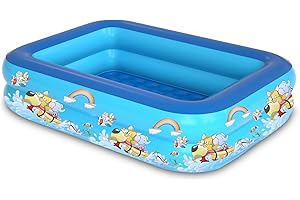 SUNSHINE SMILE Piscina Hinchable Infantil Summer,Piscina Hinchable de Bebés,Piscina Inflable Infantil,Piscina de Agua para Niños,Piscina Inflable Niños para Jardín Interior al Aire Libre