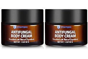 CHARMPOO Anti Fungal Skin Cream: Athletes Foot Treatment, Jock Itch Treatment for Men, Ringworm, Eczema and Antifungal Cream for Skin- 2 Packs