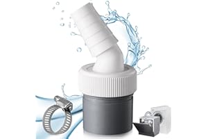 DHFUCNKO Geschirrspüler und Waschmaschine Abfluss Adapter mit Abgang für Rohr Ø40 mm und Eingang Ø18-23 mm für Waschmaschine, Geschirrspüler, Trockner, Gartenschläuche