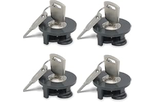 Taicols Pack of 4 Socket Lock with 8 Keys, Safety Lock, Prevent Electricity Theft, Prevents Pet Children Contact with Electrical Devices, for Indoor and Outdoor Use