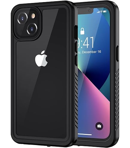 Punkcase Armor Stealth 2.0 Series - Funda protectora híbrida de grado militar con marco de aluminio [parte trasera transparente] Máxima protección contra caídas para iPhone 13 Pro Max (6.7 pulgadas