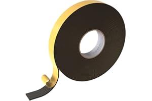 Lumonic 10m Nastro sigillante EPDM autoadesivo 30mm x 3mm I nastro per finestre e porte I guarnizione per finestre, porte, guarnizione in gomma per protezione dal freddo