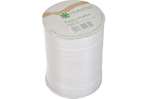 Präsent Raphia 100m Bobine Blanche