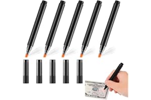 UEAVOID 5 Stück Geldscheinprüfer Falschgeld Geldprüfstift Prüfstift für Geldscheine