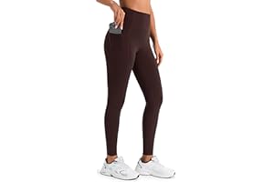 JOYSPELS Womens Fleece Lined Thermal Leggings with Pockets, High Waist Winter Warm Thick Gym Workout Running Yoga Pants for Women